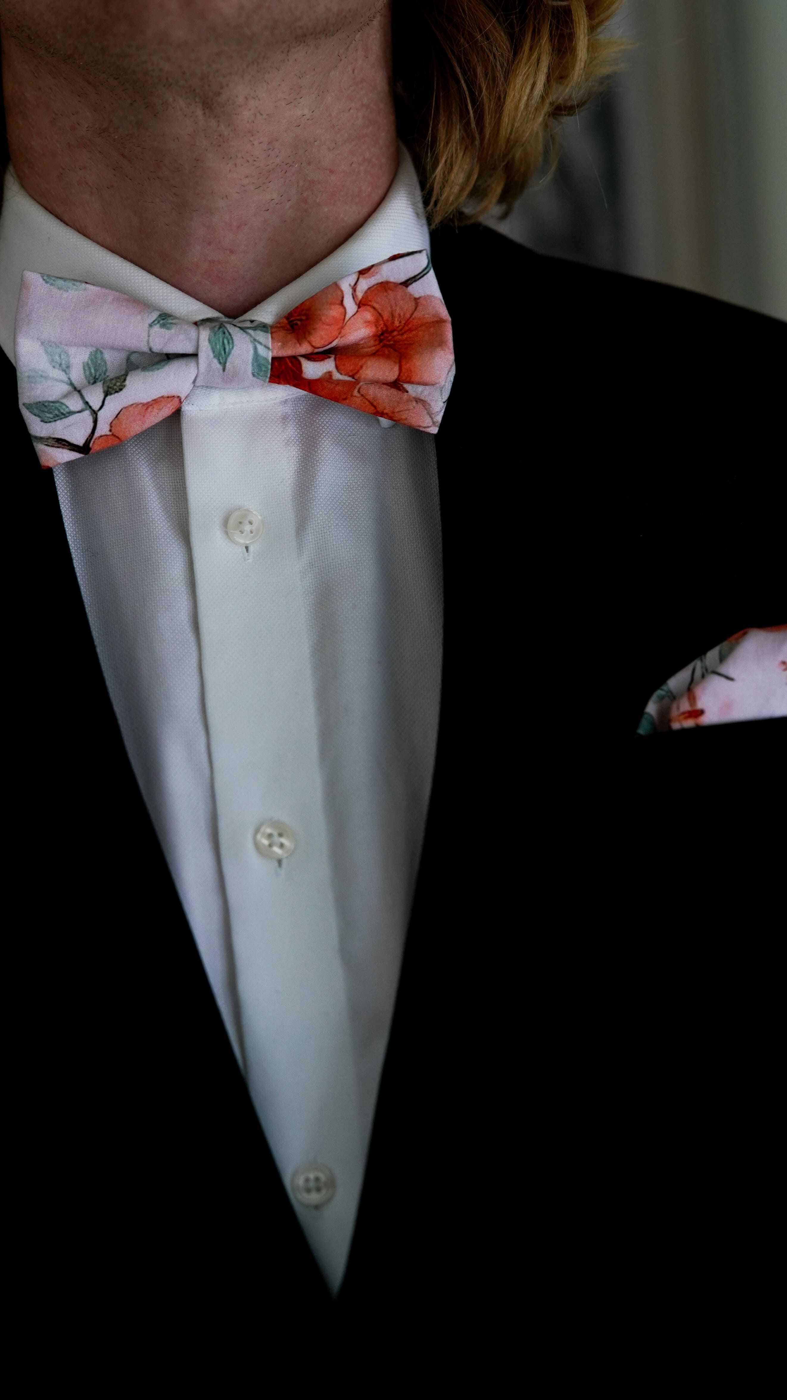 Sløyfe med blomsterprint