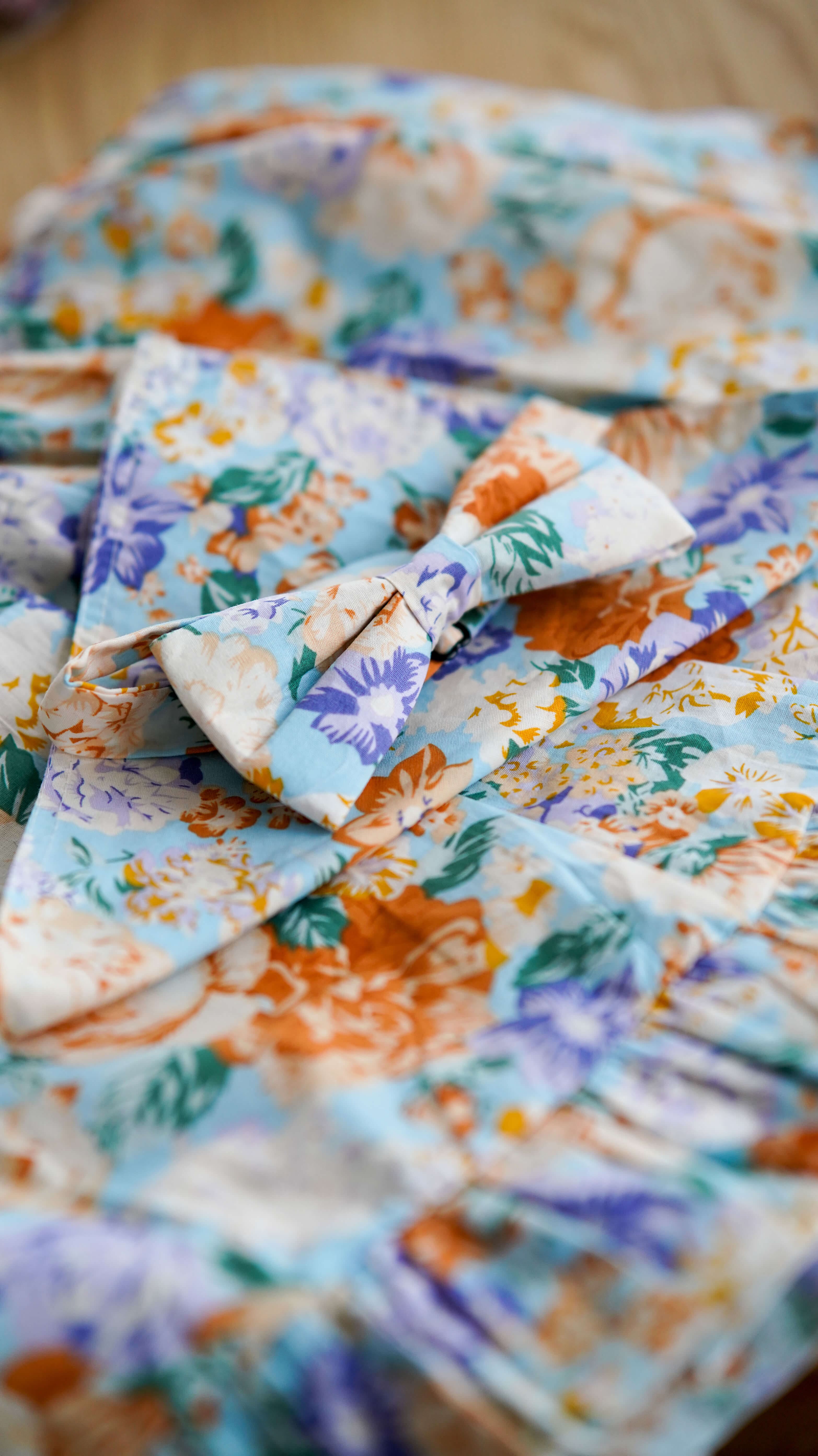 Barne og baby sommerkjole blå - Smørblomst barnekjole