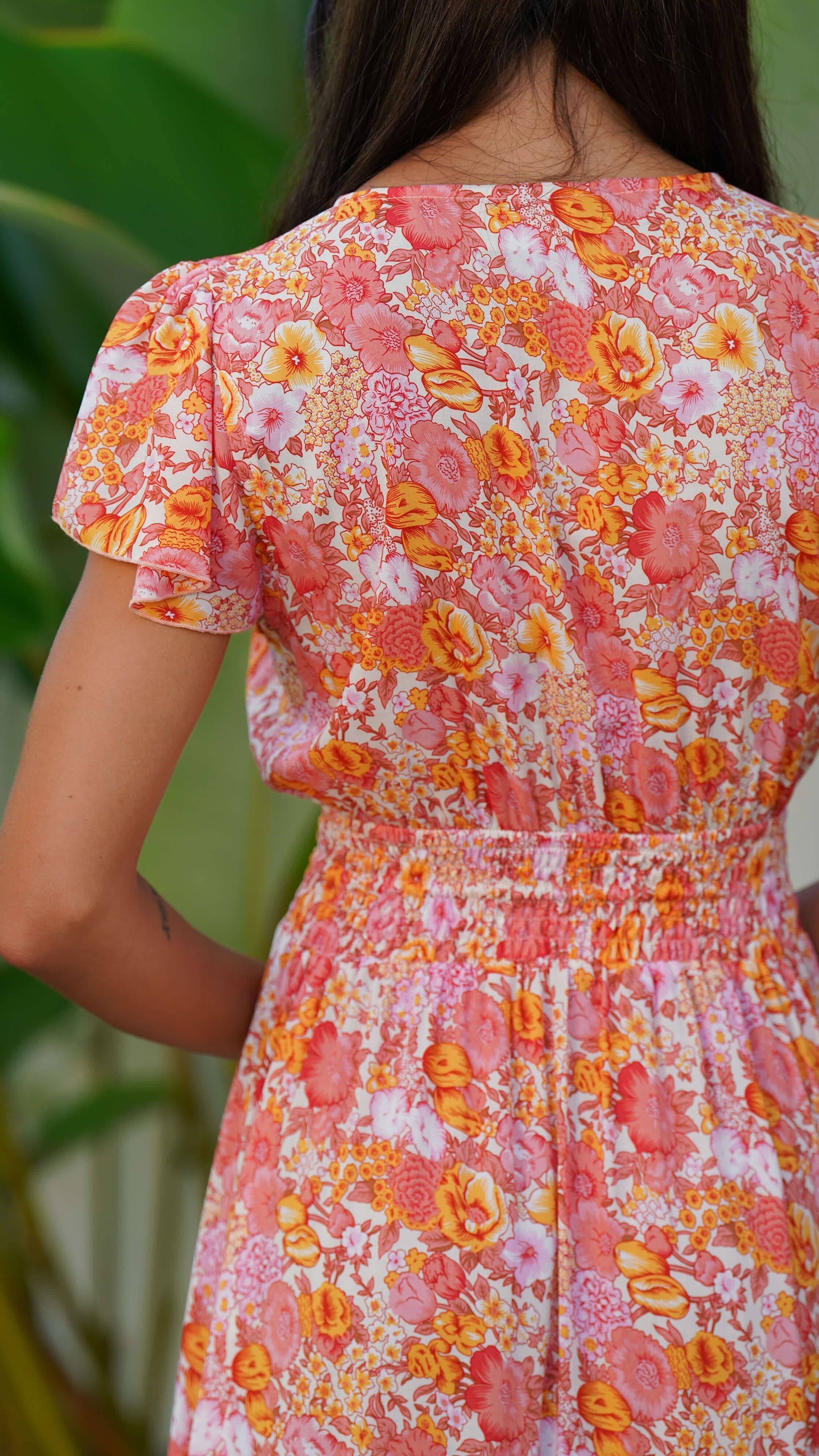 orange sommerkjole