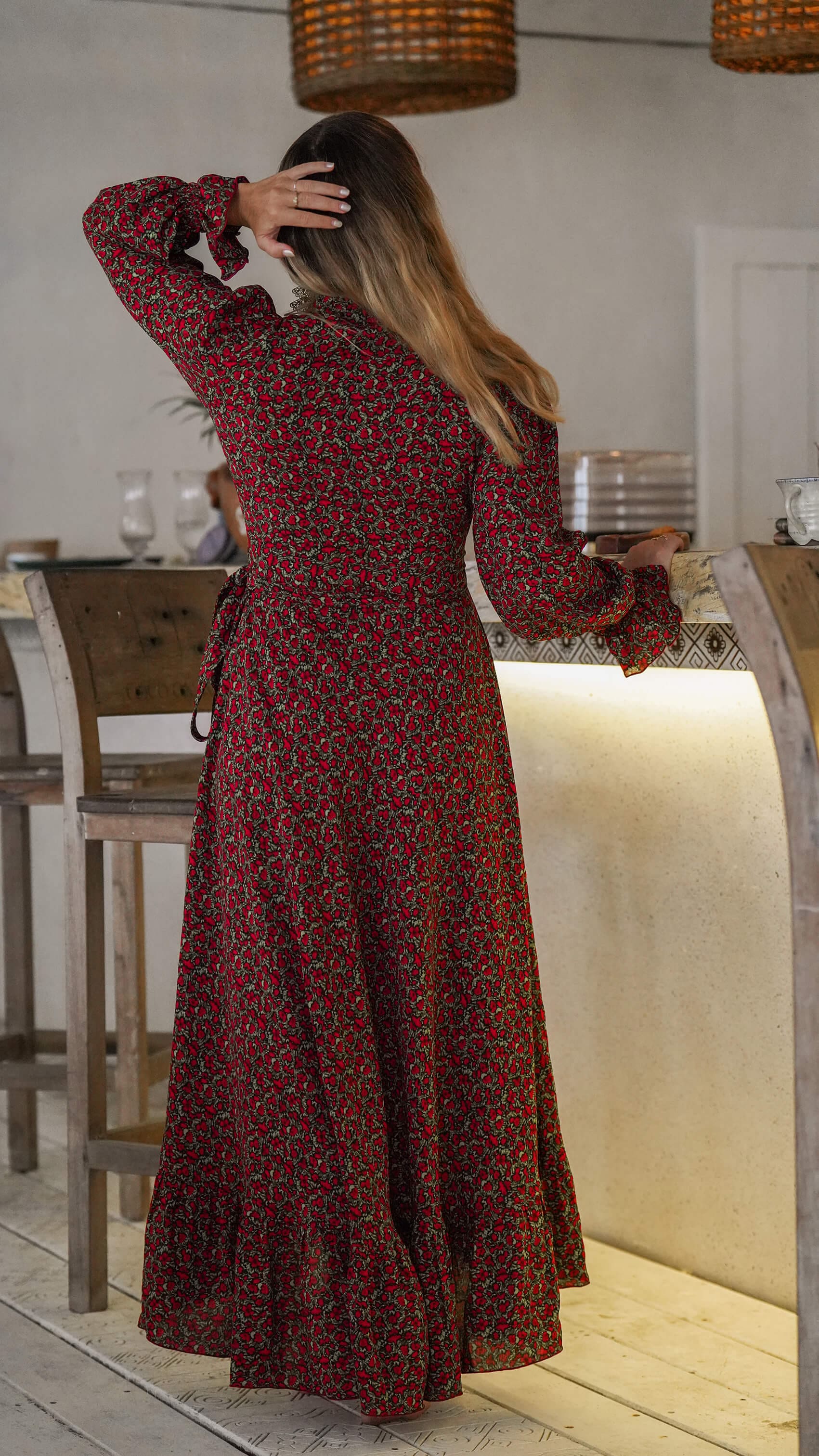 rød og grønn julekjole