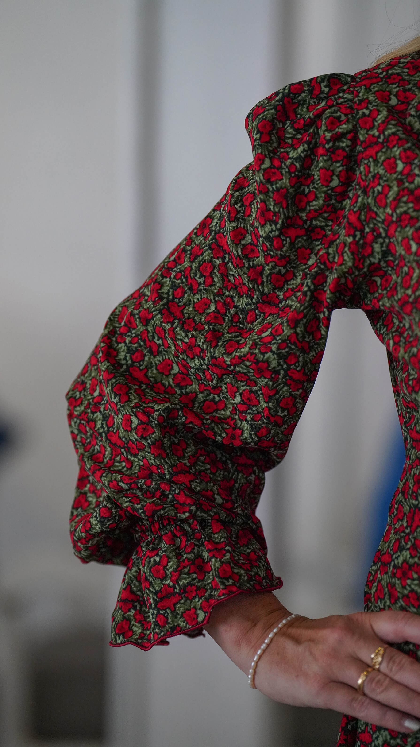 rød og grønn julekjole