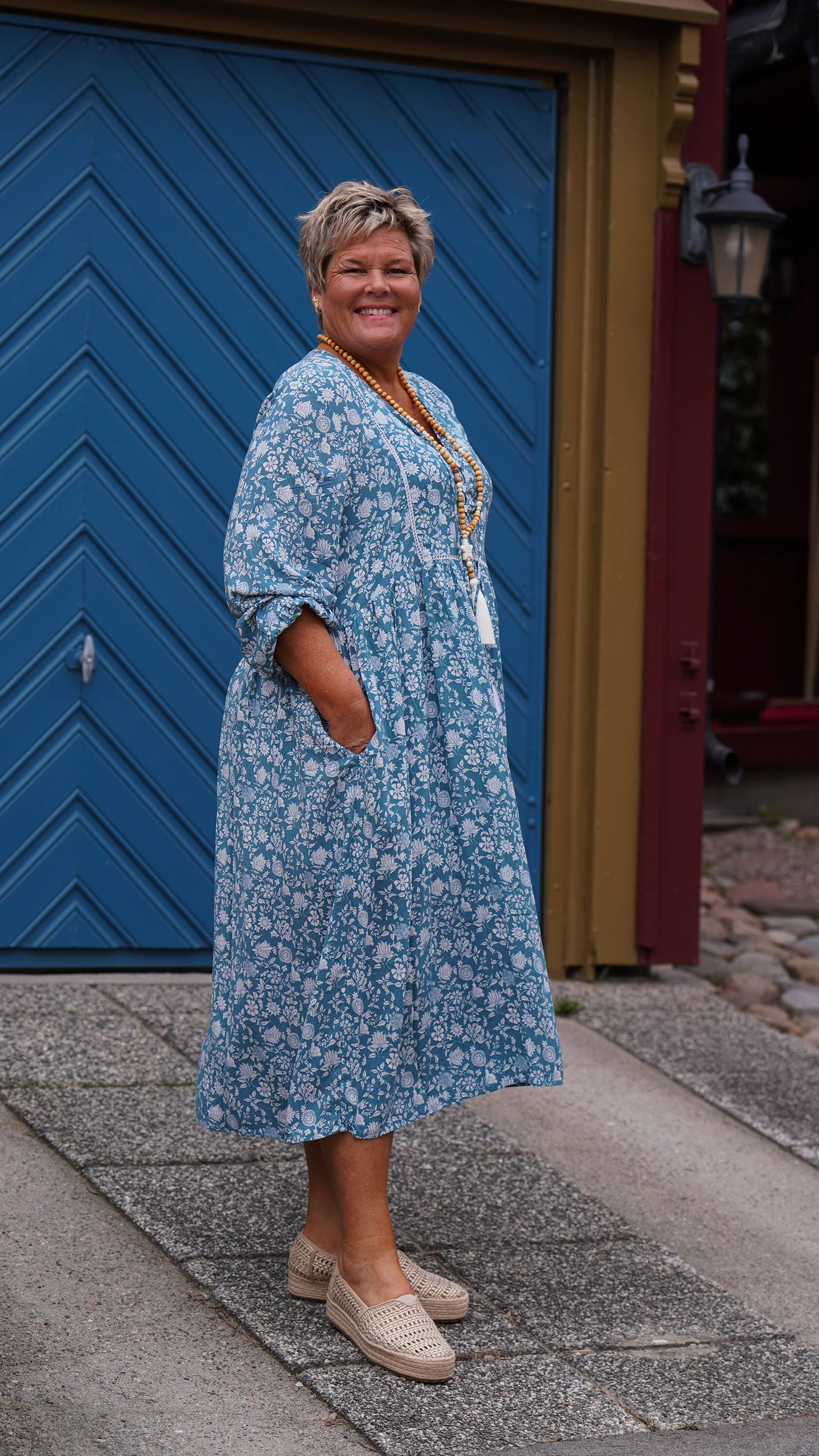 blå sommerkjole