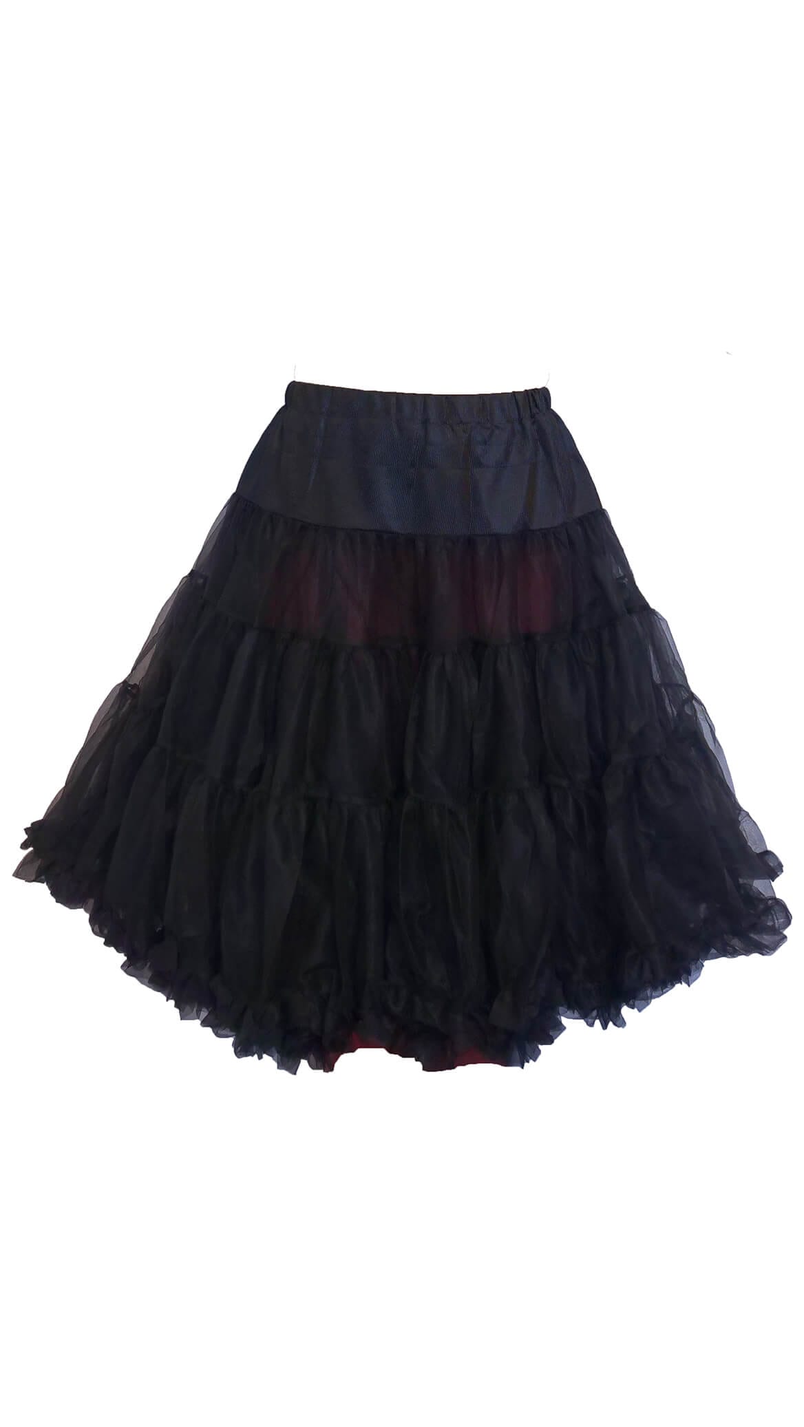 svart underskjørt - tyllskjørt