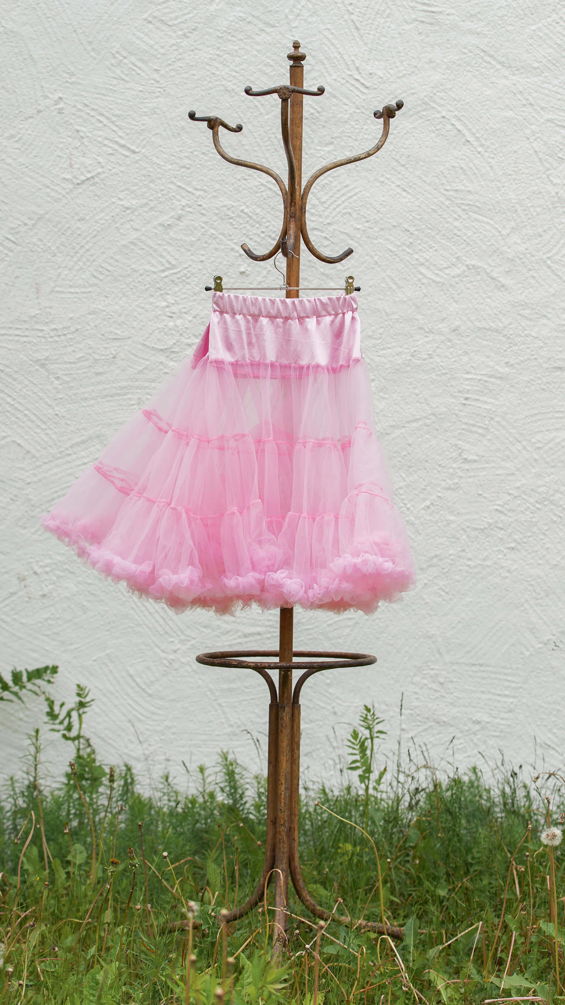 rosa underskjørt - tyllskjørt