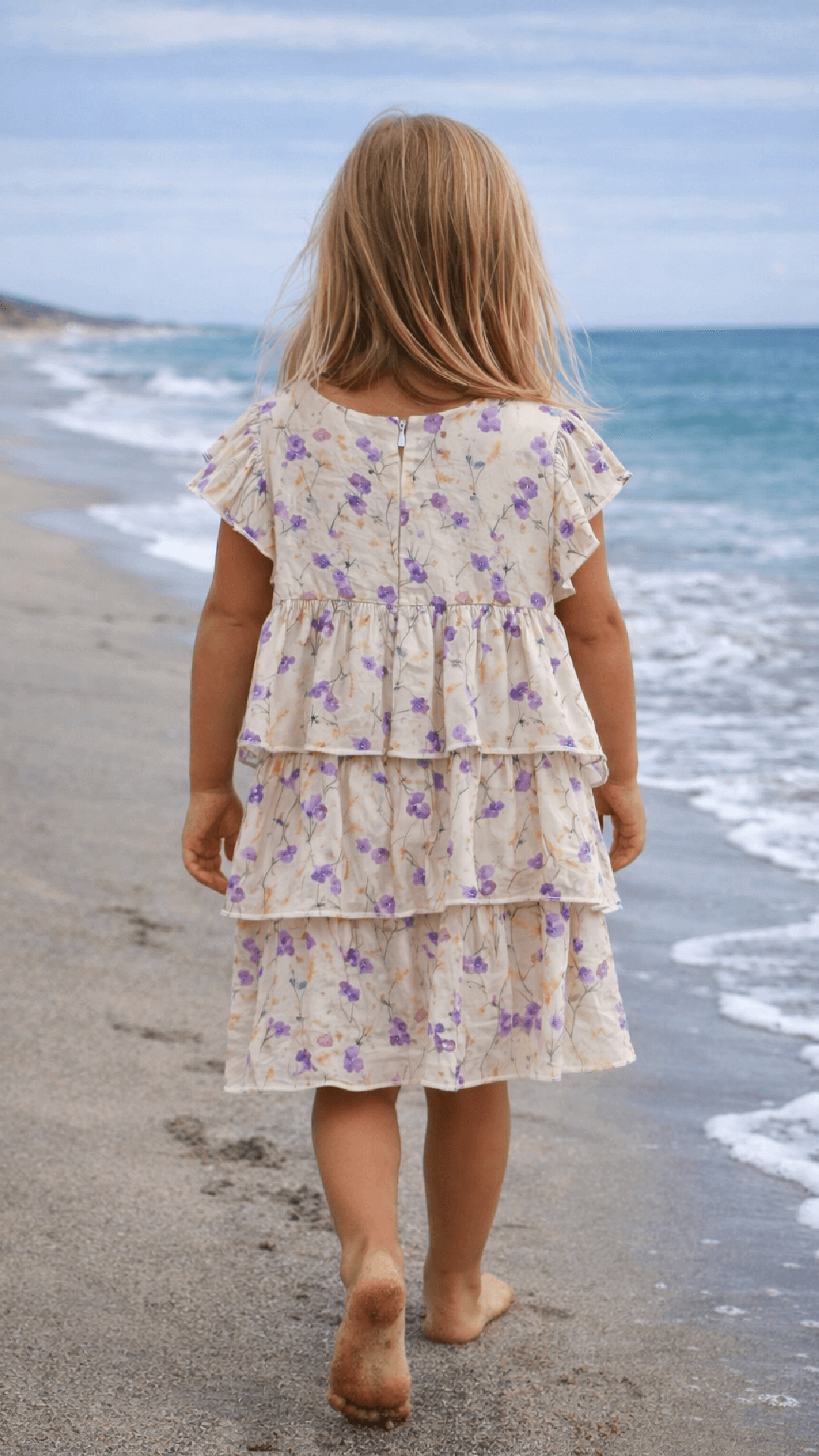 Lys gul sommerkjole til barn og baby - Vortemelk barnekjole