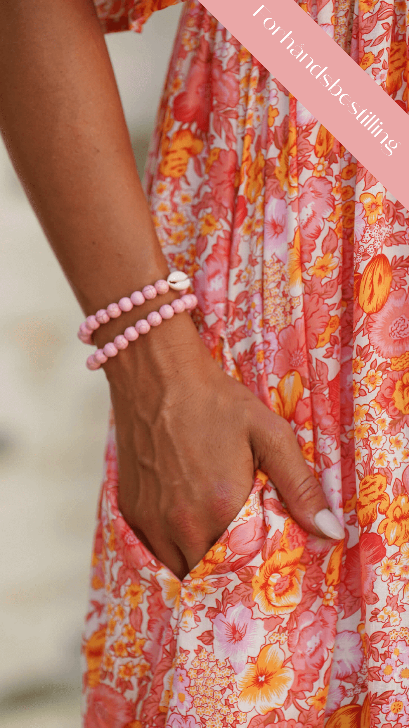 Fargeglad sommerkjole med korte ermer - Georgine maxikjole