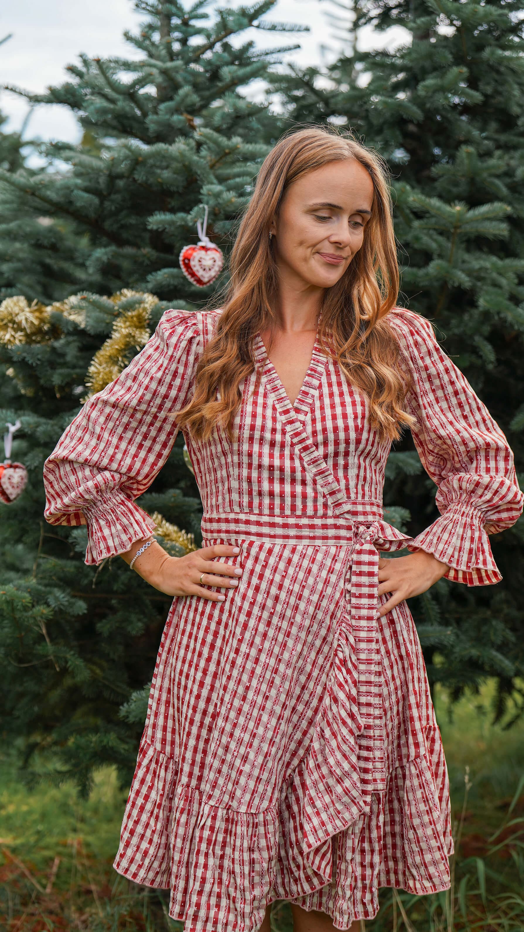rutete julekjole