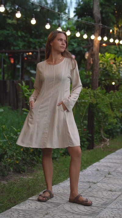 Klassisk kort linkjole med lommer