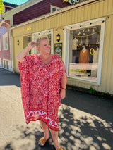 Strandkjole sennepsgul - Blåklokke kaftan