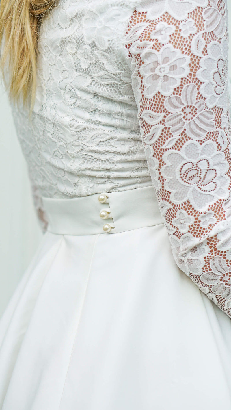 retro brudekjole - gerbera kjole