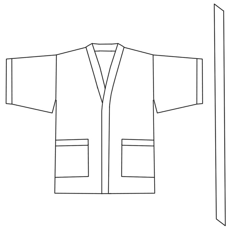Kort kimono 