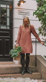enkel linkjole terracotta - gullris kjole